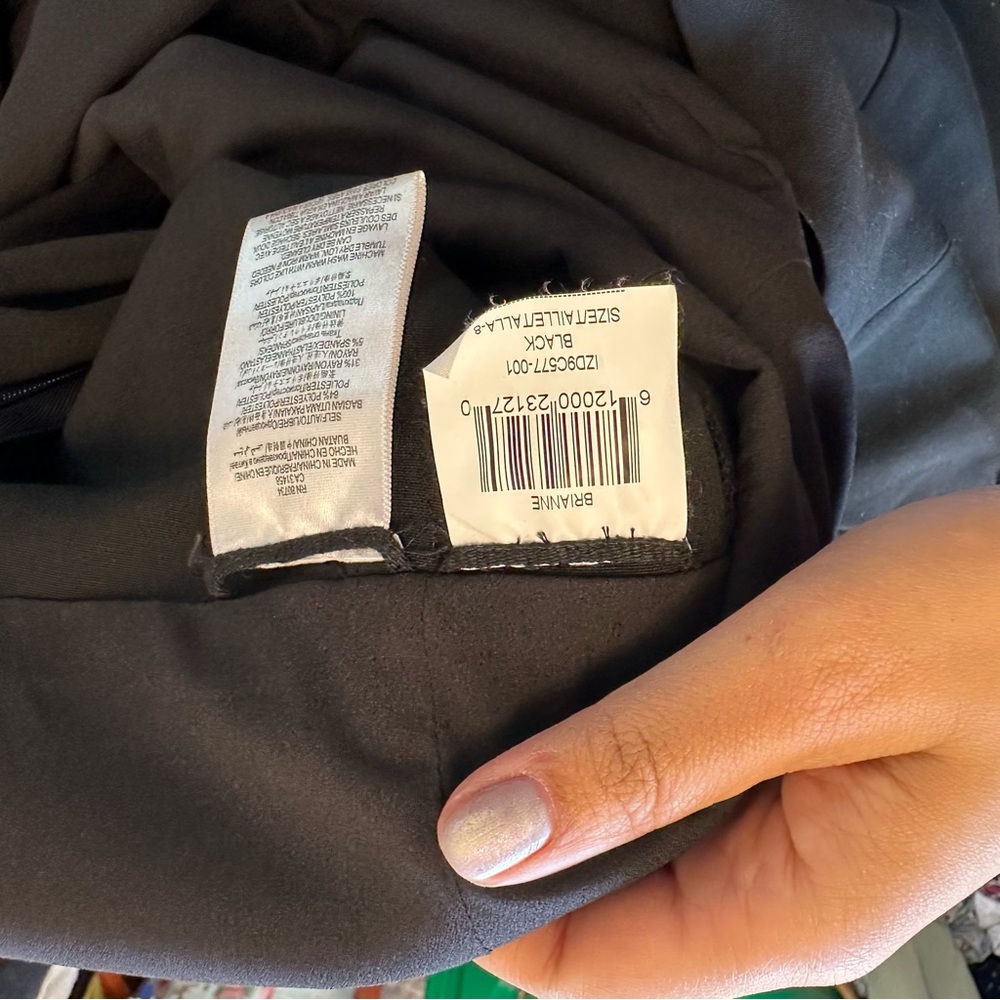 BCBGMAXAZRIA Cape Romper | Black - Picture 8 of 8